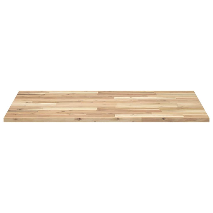 skrivebordsplade 100x70x2 cm ubehandlet massivt akacietræ