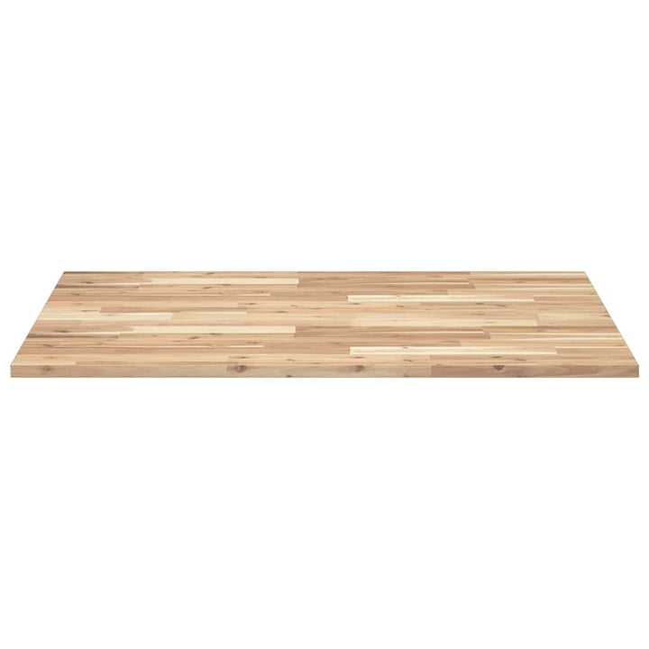 skrivebordsplade 100x80x2 cm ubehandlet massivt akacietræ