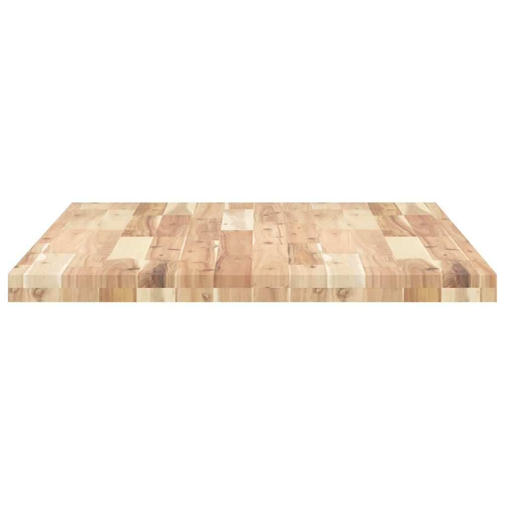 skrivebordsplade 100x70x4 cm ubehandlet massivt akacietræ