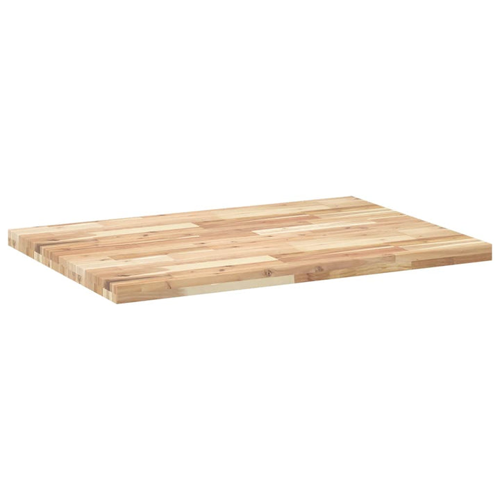 skrivebordsplade 100x70x4 cm ubehandlet massivt akacietræ
