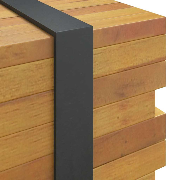 TV-bord Brun 110 x 30 x 30 cm Massiv Teaktræ