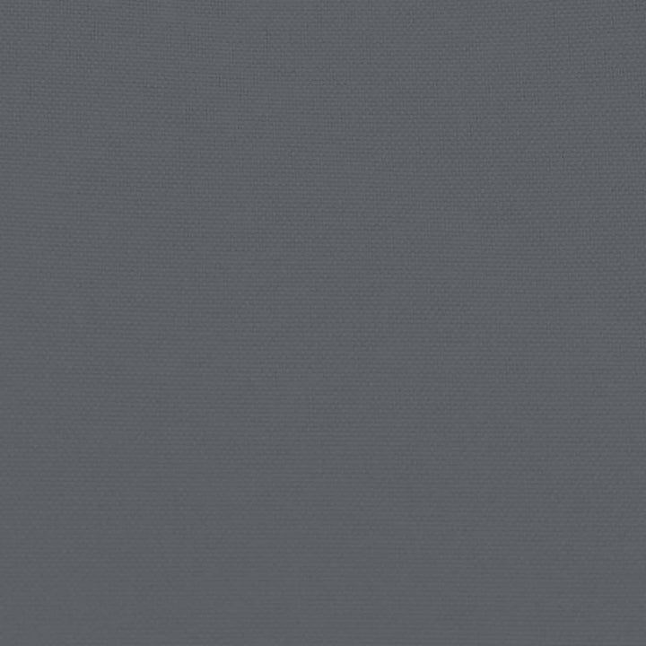 havebænk med hynder aluminium sort