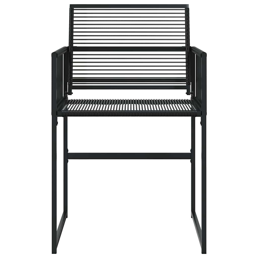 havestole 4 stk. polyrattan sort