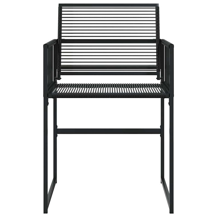 havestole 4 stk. polyrattan sort