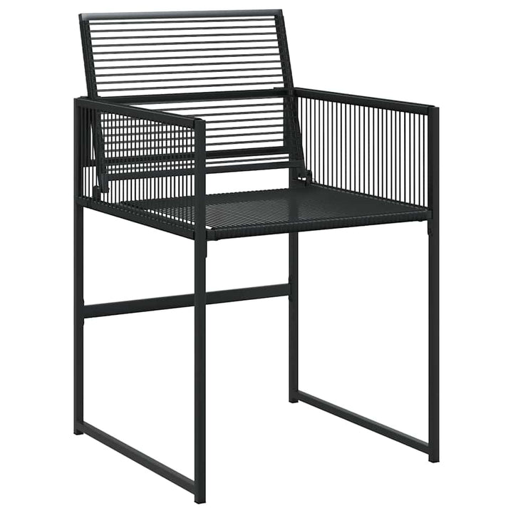 havestole 4 stk. polyrattan sort