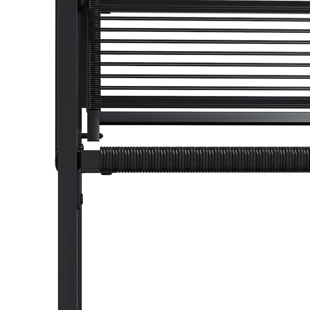 havestole 4 stk. polyrattan sort