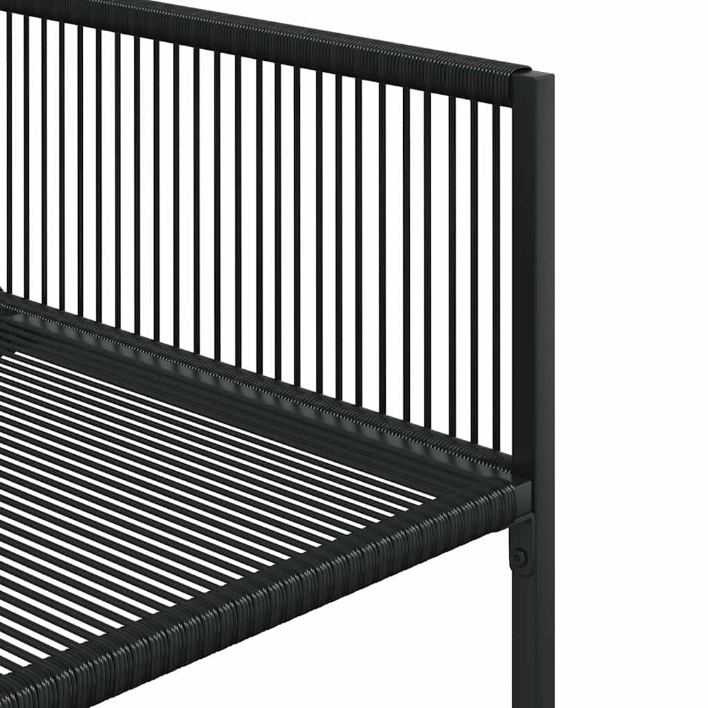 havestole 4 stk. polyrattan sort