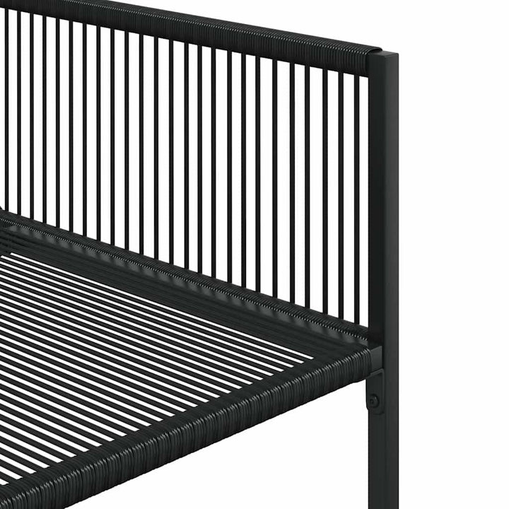 havestole 4 stk. polyrattan sort