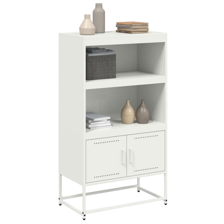skab 68,5x38,5x123,5 cm stål hvid