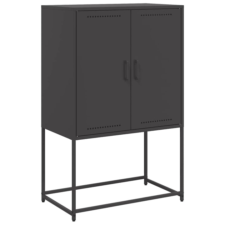 skab 68,5x38,5x107 cm stål sort