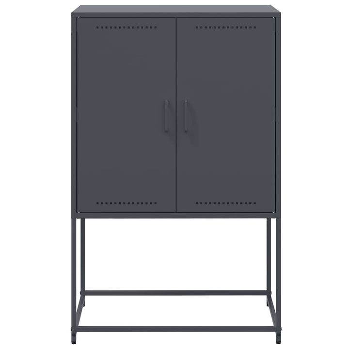 skab 68,5x38,5x107 cm stål antracitgrå