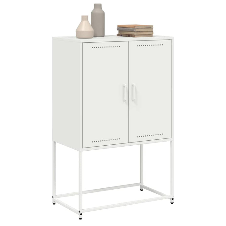 skab 68,5x38,5x107 cm stål hvid