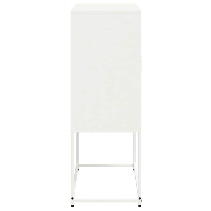 skab 68,5x38,5x107 cm stål hvid
