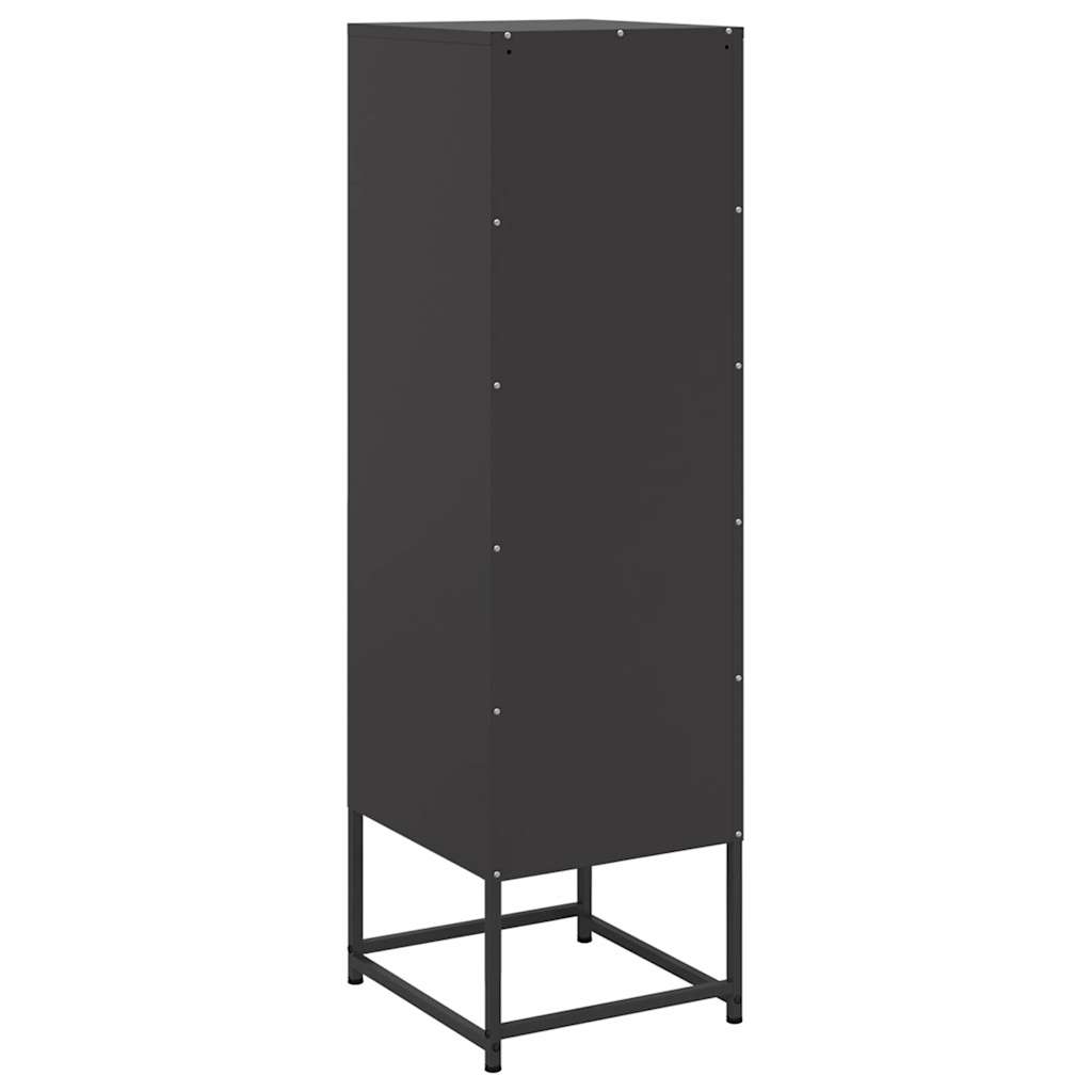 højskab 36x39x123 cm stål sort