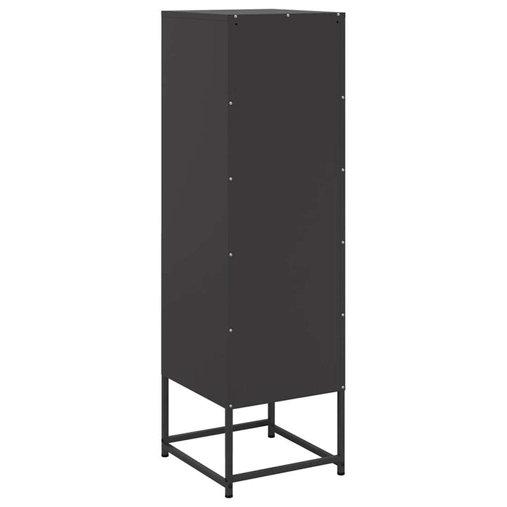 højskab 36x39x123 cm stål sort