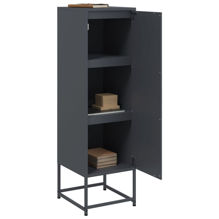 skab 36x39x123 cm stål antracitgrå