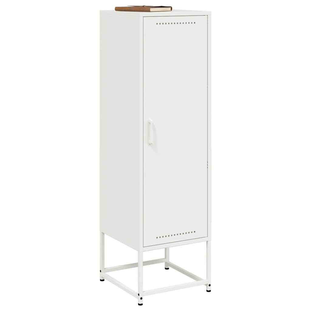 skab 36x39x123 cm stål hvid