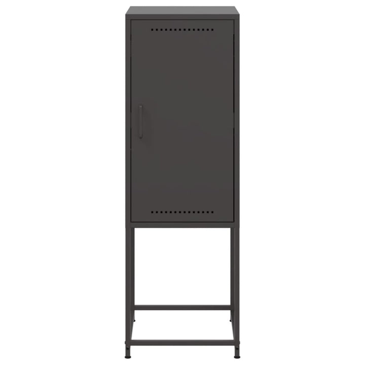 højskab 36x39x107 cm stål sort