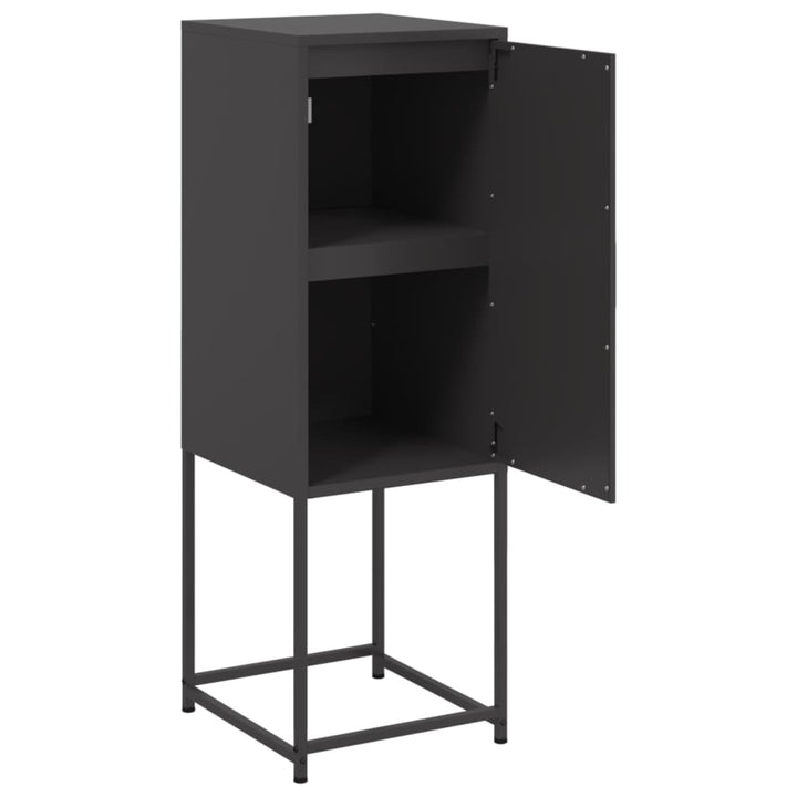 højskab 36x39x107 cm stål sort