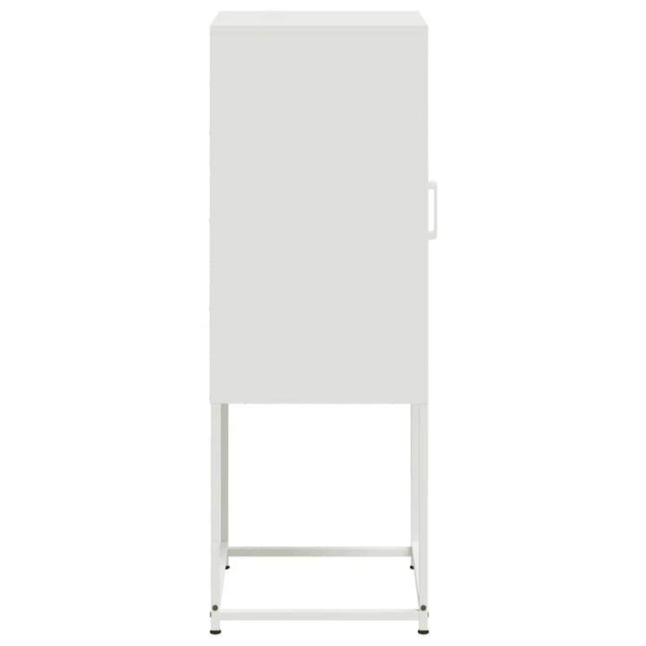 højskab 36x39x107 cm stål hvid