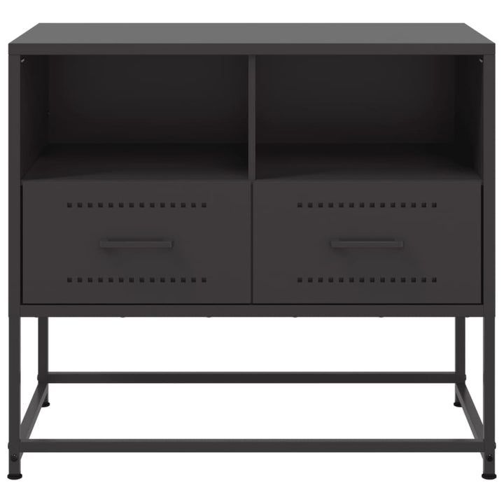 tv-bord 68x39x60,5 cm stål sort