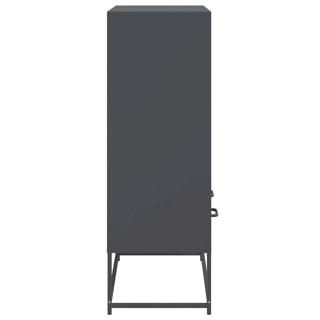 skab 68x39x111,5 cm stål antracitgrå