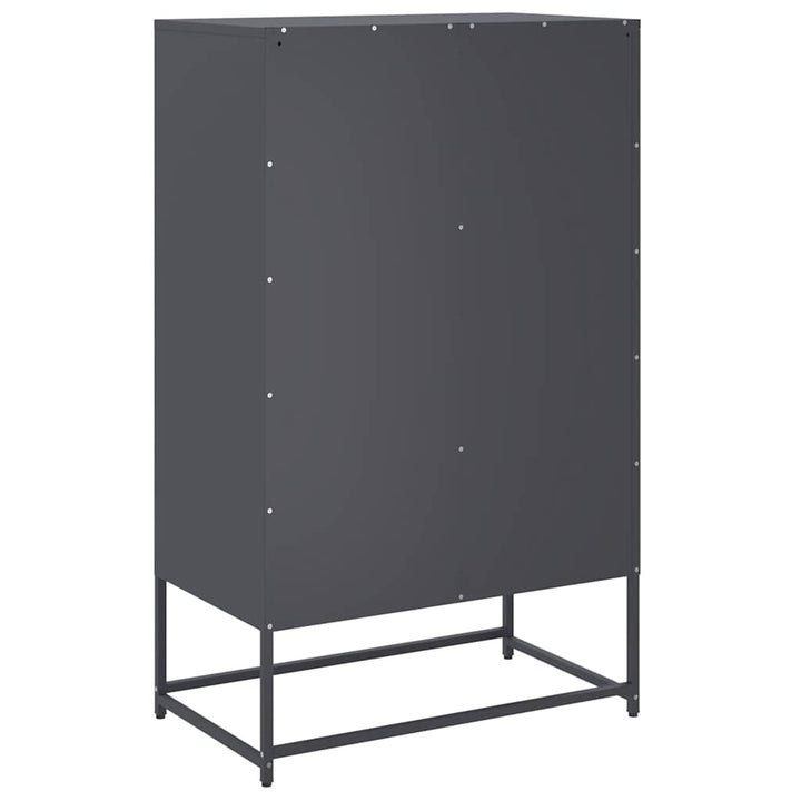 skab 68x39x111,5 cm stål antracitgrå