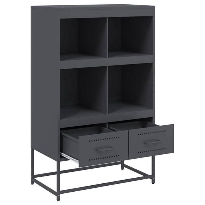 skab 68x39x111,5 cm stål antracitgrå