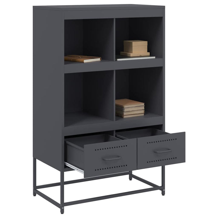 skab 68x39x111,5 cm stål antracitgrå