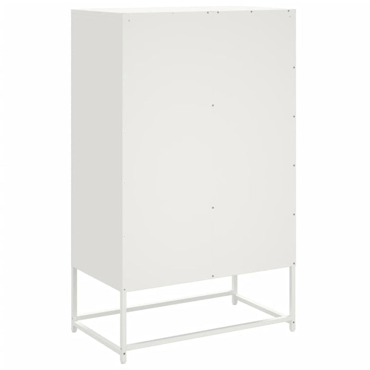 skab 68x39x111,5 cm stål hvid