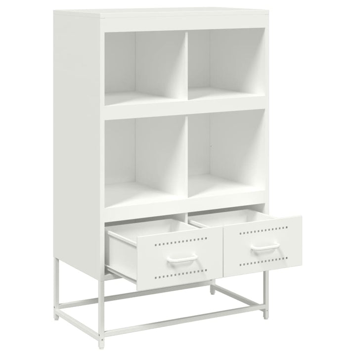 skab 68x39x111,5 cm stål hvid
