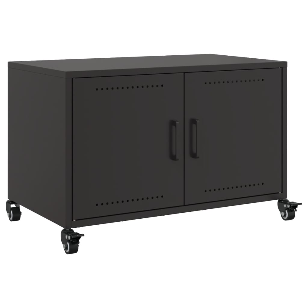 tv-bord 68x39x43,5 cm stål sort