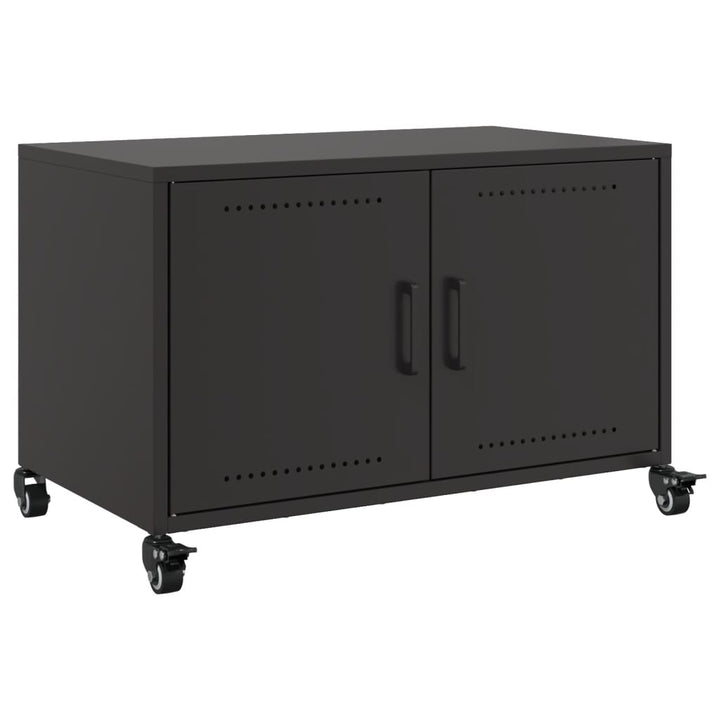 tv-bord 68x39x43,5 cm stål sort