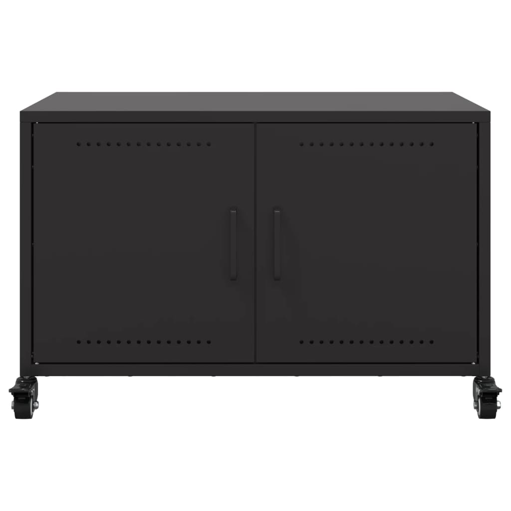 tv-bord 68x39x43,5 cm stål sort