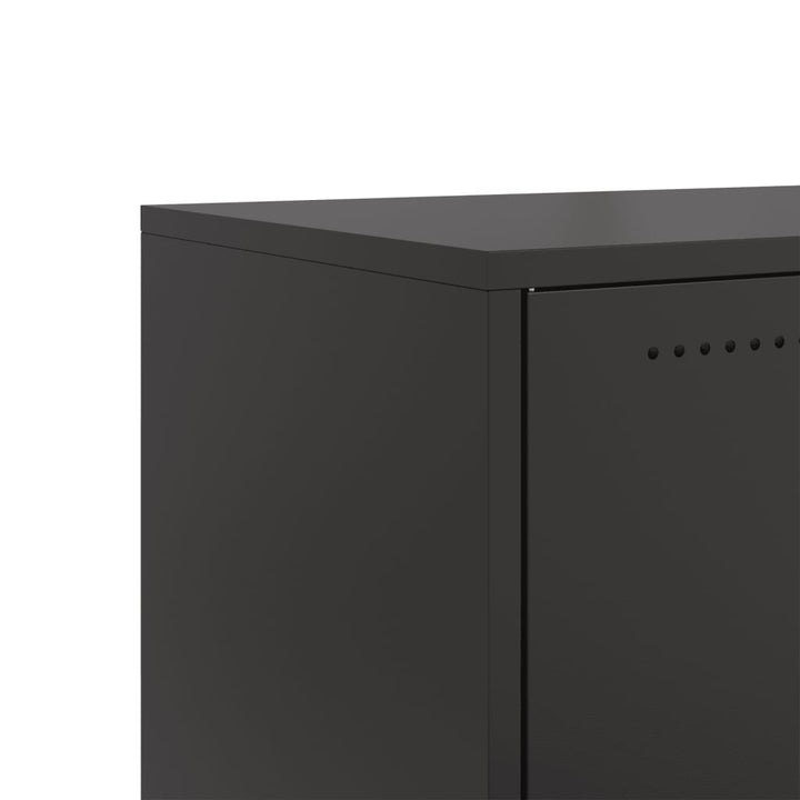 tv-bord 68x39x43,5 cm stål sort