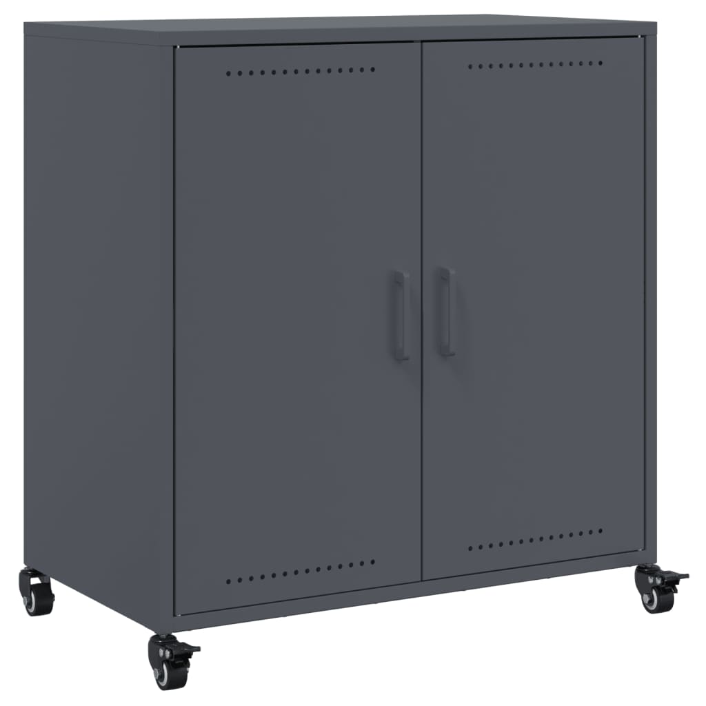 skab 68x39x72 cm stål antracitgrå