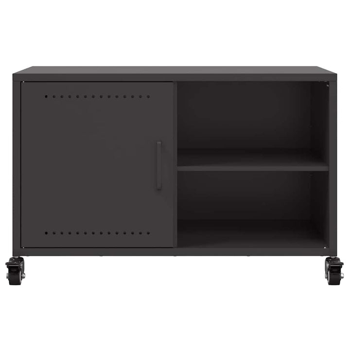 tv-bord 68x39x43,5 cm stål sort