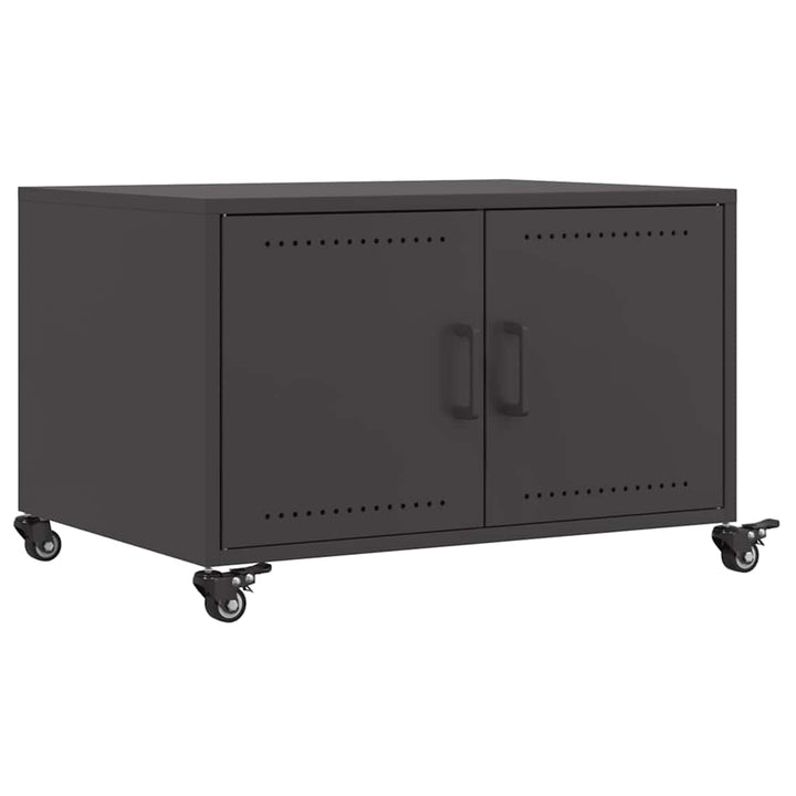 sofabord 68x50x43,5 cm stål sort