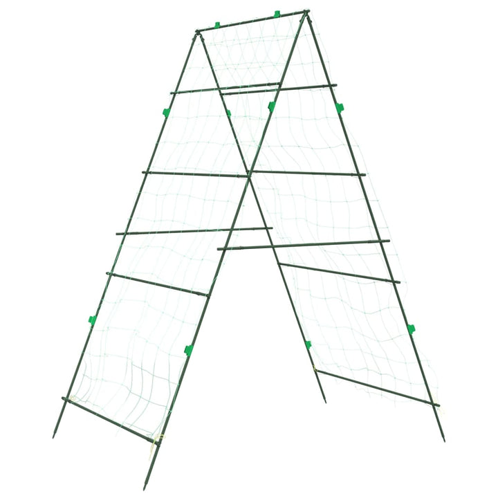 espalier til klatreplanter 99x90x175,5 cm A-ramme stål