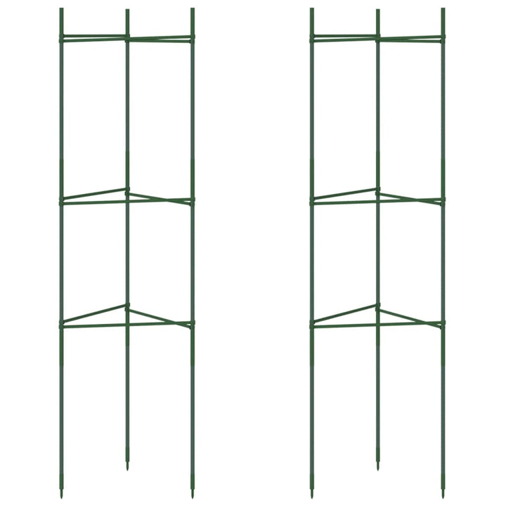 espalierer til tomater 2 stk. 116 cm stål og PP