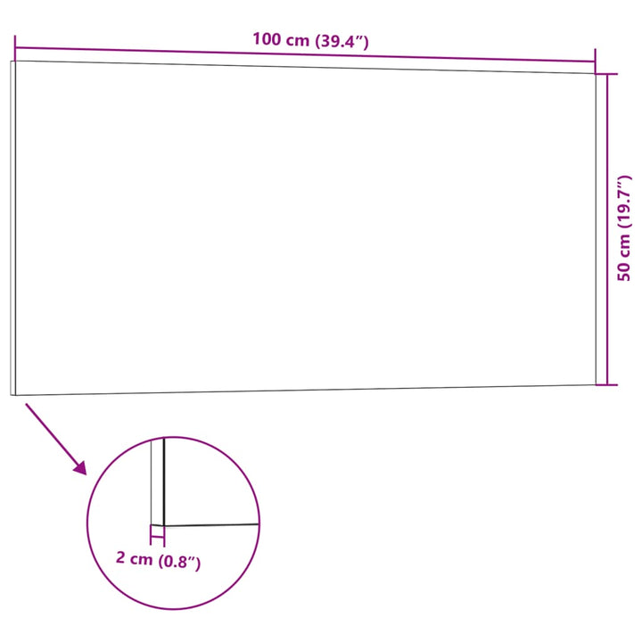 3D-vægpaneler 10 stk. 100x50 cm EPS lysegrå