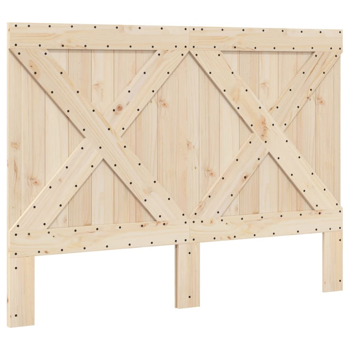 sengeramme med sengegavl 160x200 cm massivt fyrretræ