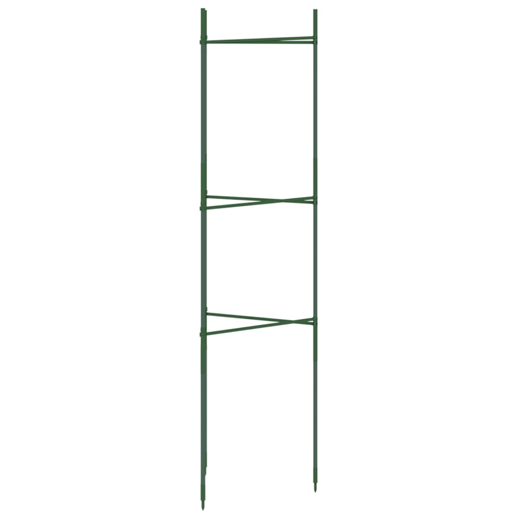 espalierer til tomater 8 stk. 116 cm stål og PP