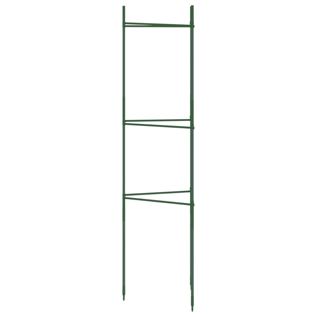espalierer til tomater 8 stk. 116 cm stål og PP