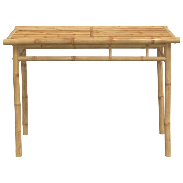 havebord 110x55x75 cm bambus