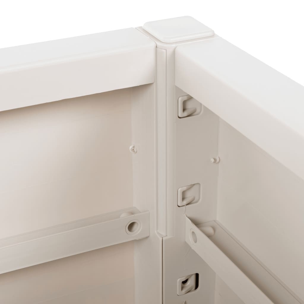 plantekasse 80x36x35 cm PP hvid