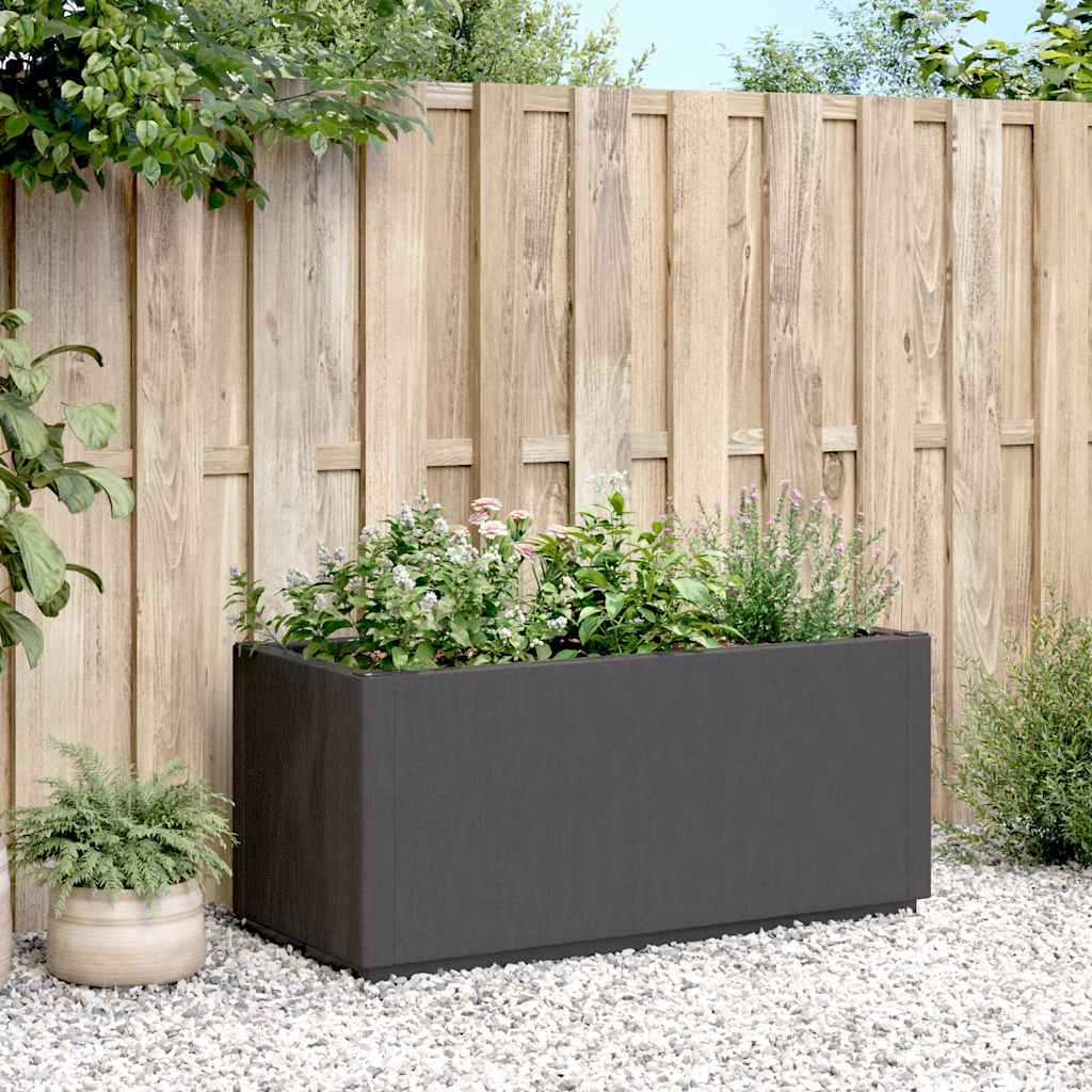 plantekasse 80x36x35 cm PP mørkegrå