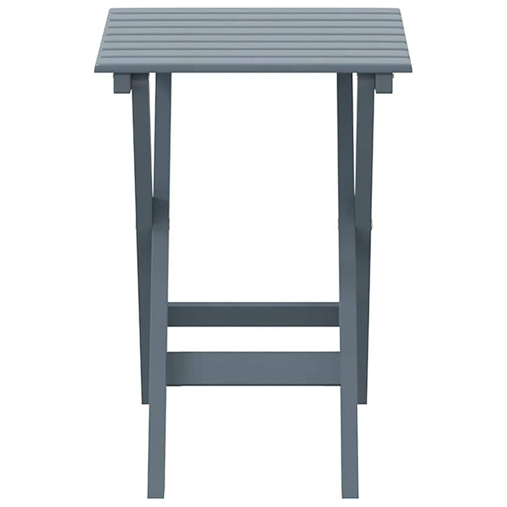 sidebord foldbart massivt poppeltræ grå