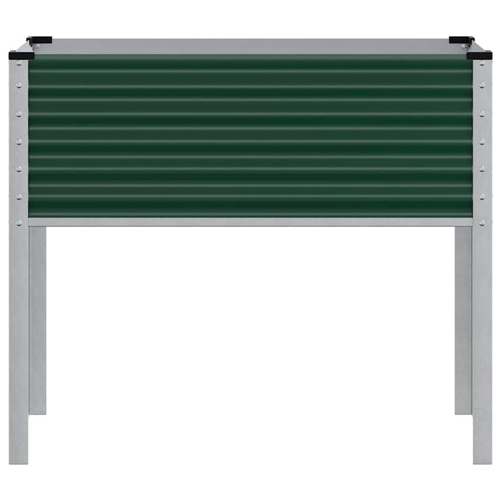 haveplantekasse grøn 100x45x90 cm stål