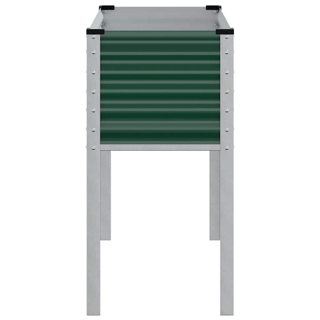 haveplantekasse grøn 100x45x90 cm stål